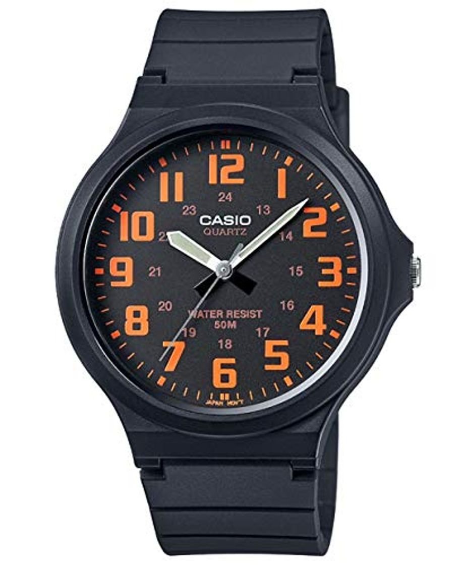 Social Casio Reloj Analógico para Hombre de Cuarzo con Correa en Plástico MW