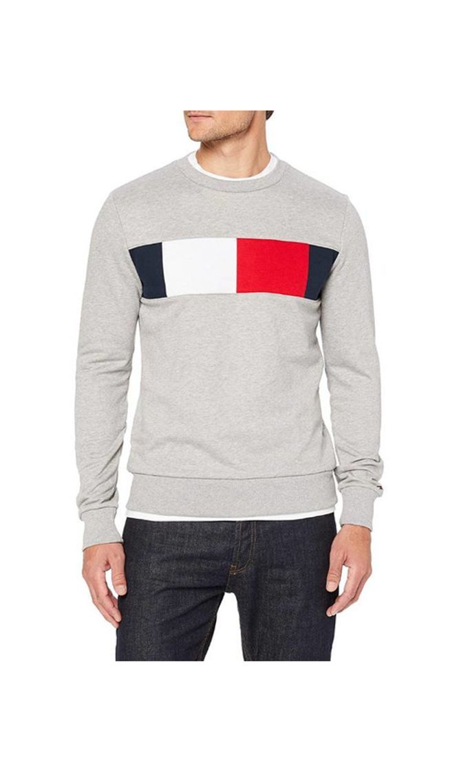 Product BLUSA MOLETOM TOMMY HILFIGER FLAG CHEST LOGO SWEATSHIRT

