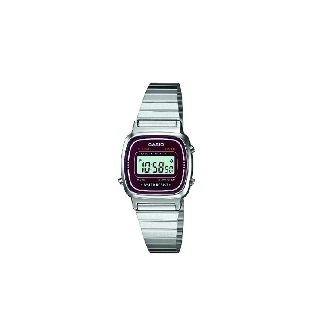 Moda Casio LA670WEA-4EF - Reloj Digital de Cuarzo para Mujer con Correa de