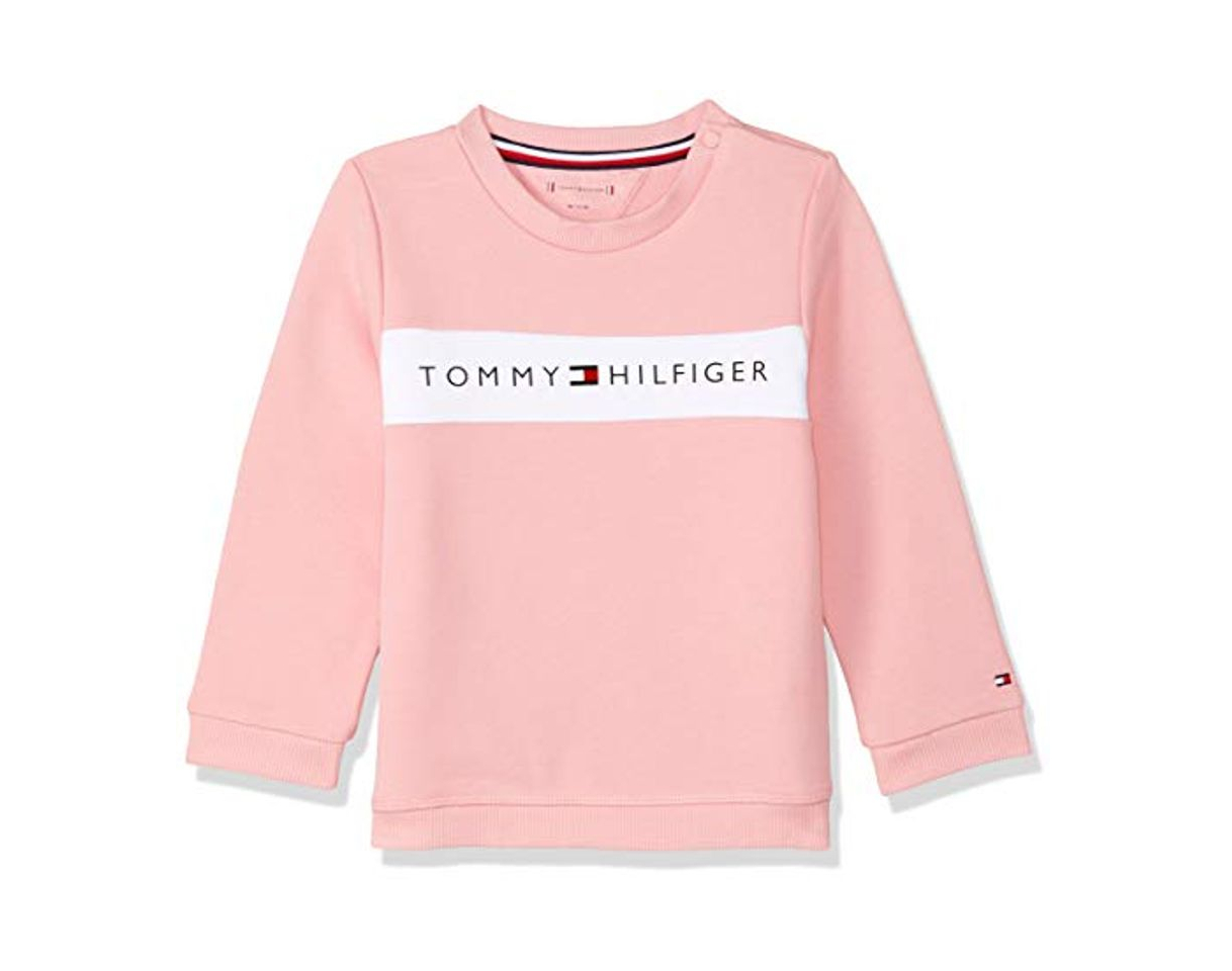 Fashion Tommy Hilfiger Baby Tommy Loopback Sweatshirt Sudadera, Rosa