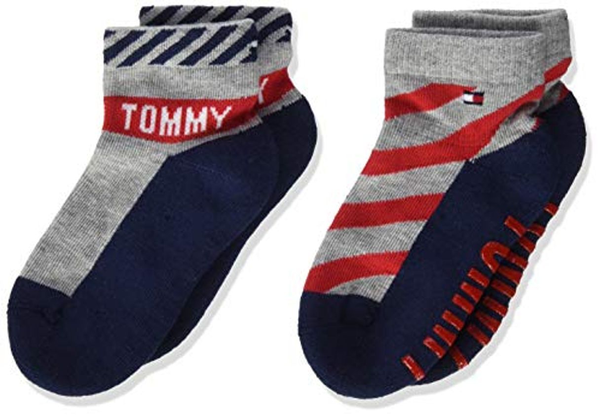 Fashion Tommy Hilfiger Th Baby Sock 2p Bold Calcetines, Multicolor