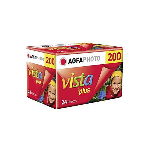 AgfaPhoto Vista Plus 200 película de Color 24 Disparos