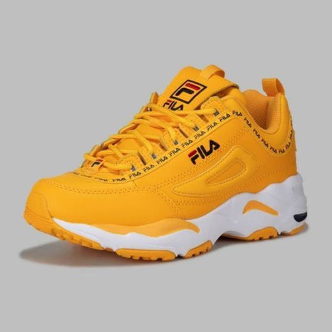 Social Zapatos de niña FILA Disruptor CB JR en Cuero Blanco 1010850