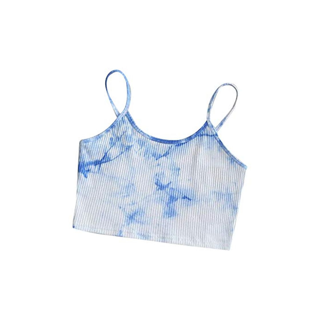 Fashion YGbuy Blusas sin Mangas para Mujer Crop Tops con Estampado Tie-Dye Chaleco