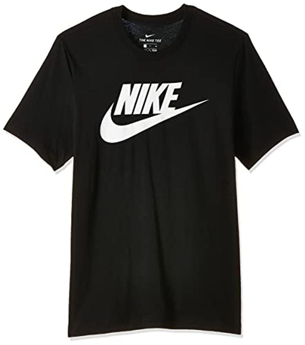 Fashion NIKE M NSW tee Icon Futura Camiseta de Manga Corta, Hombre, Black