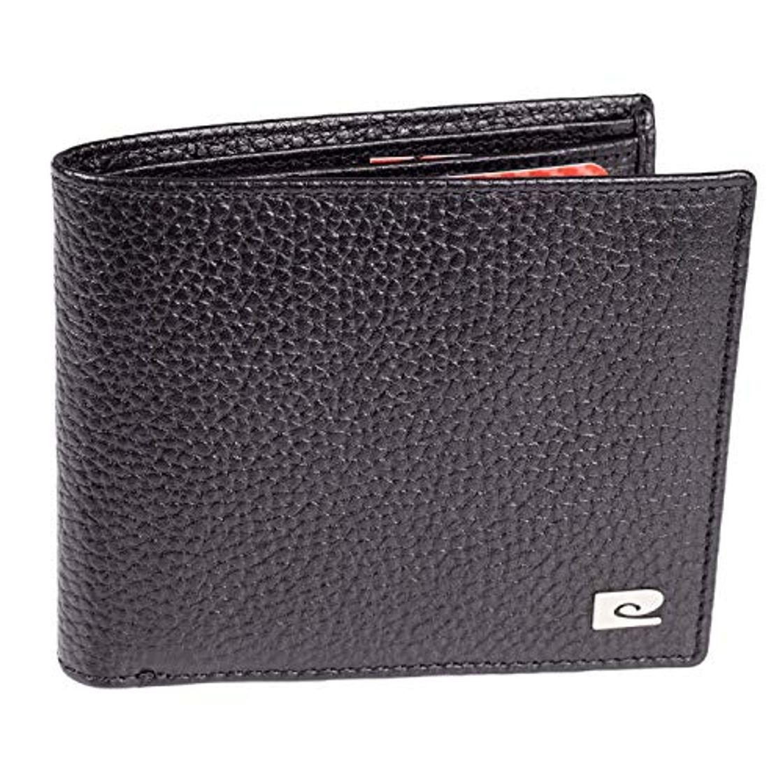 Social Pierre Cardin - Cartera de piel auténtica para hombre
