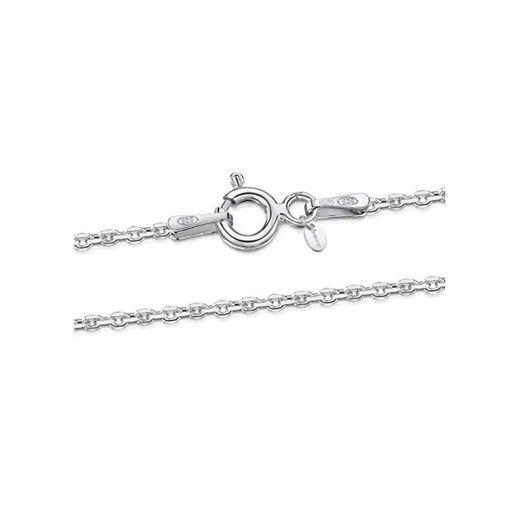Amberta® Joyería - Collar - Fina Plata De Ley 925 - Diamante