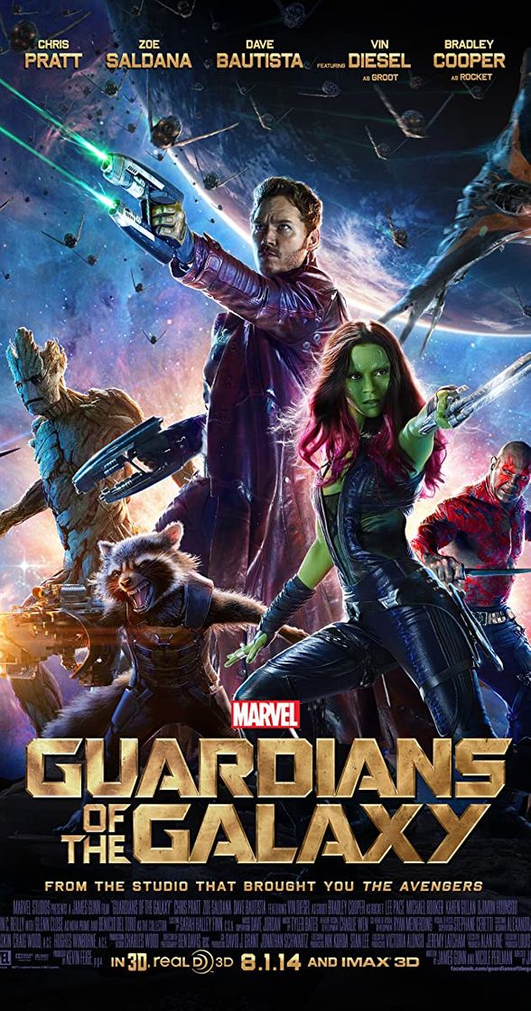 Moda Guardians of the Galaxy vol 1