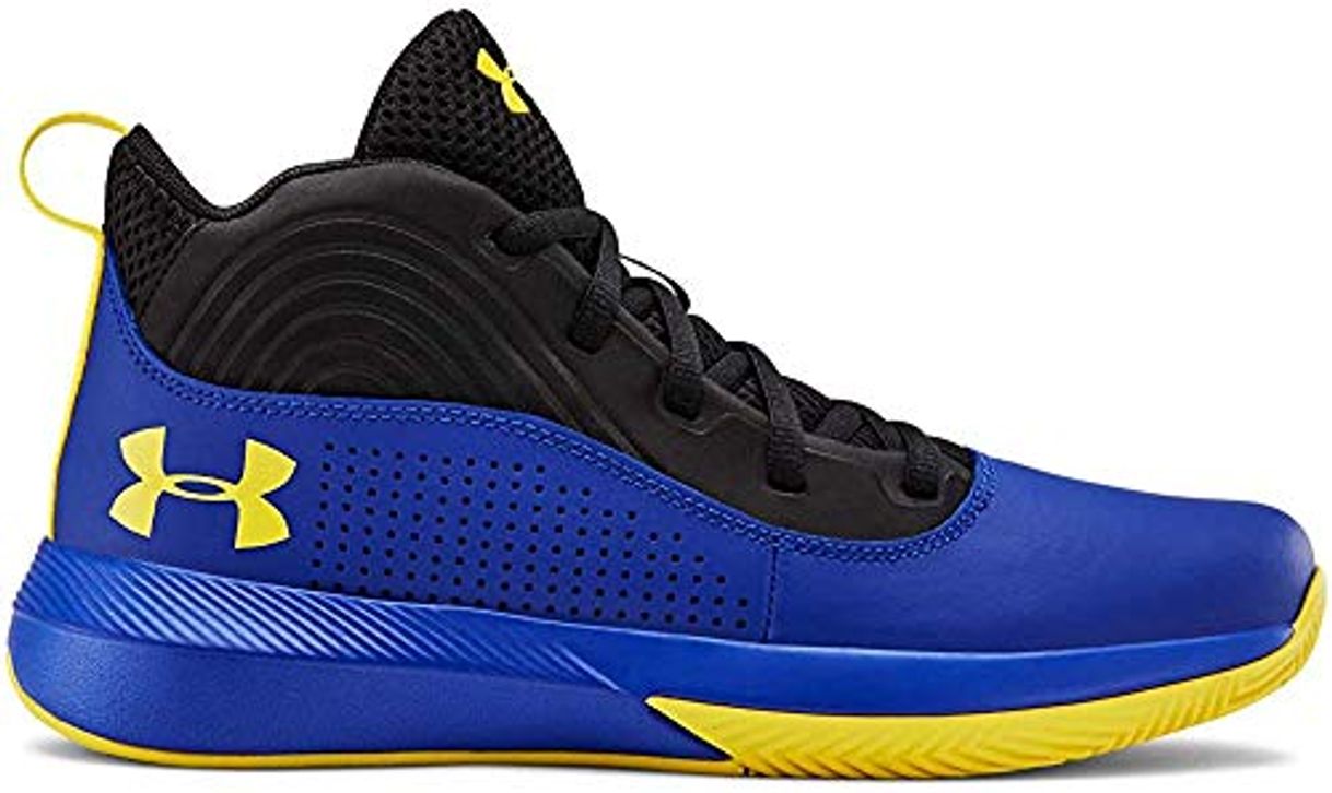 Fashion Under Armour UA GS Lockdown 4, Zapatillas de Béisbol Unisex Niños, Azul