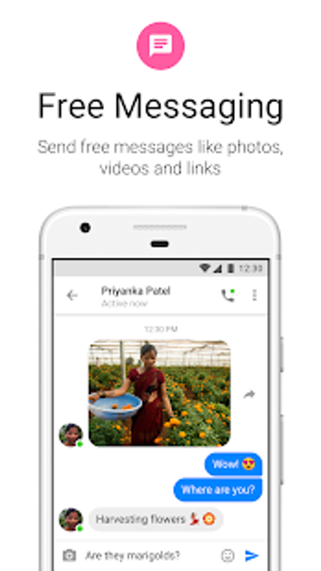 Moda Messenger Lite: Free Calls & Messages