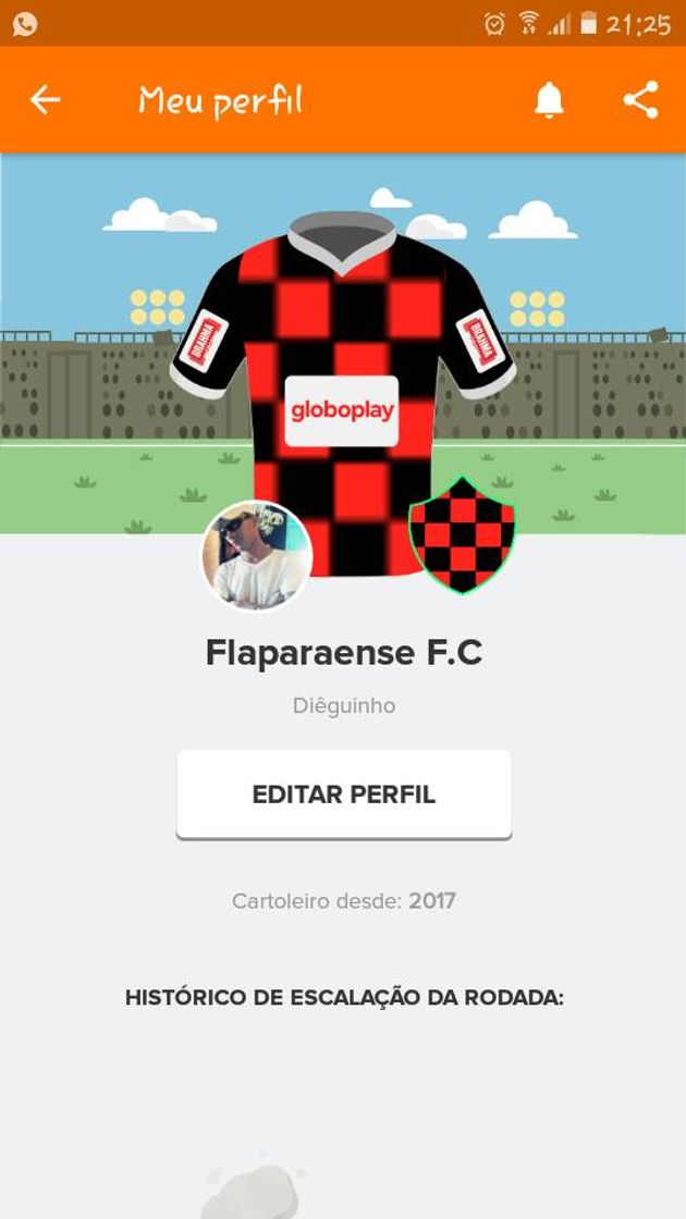 App Cartola FC Oficial