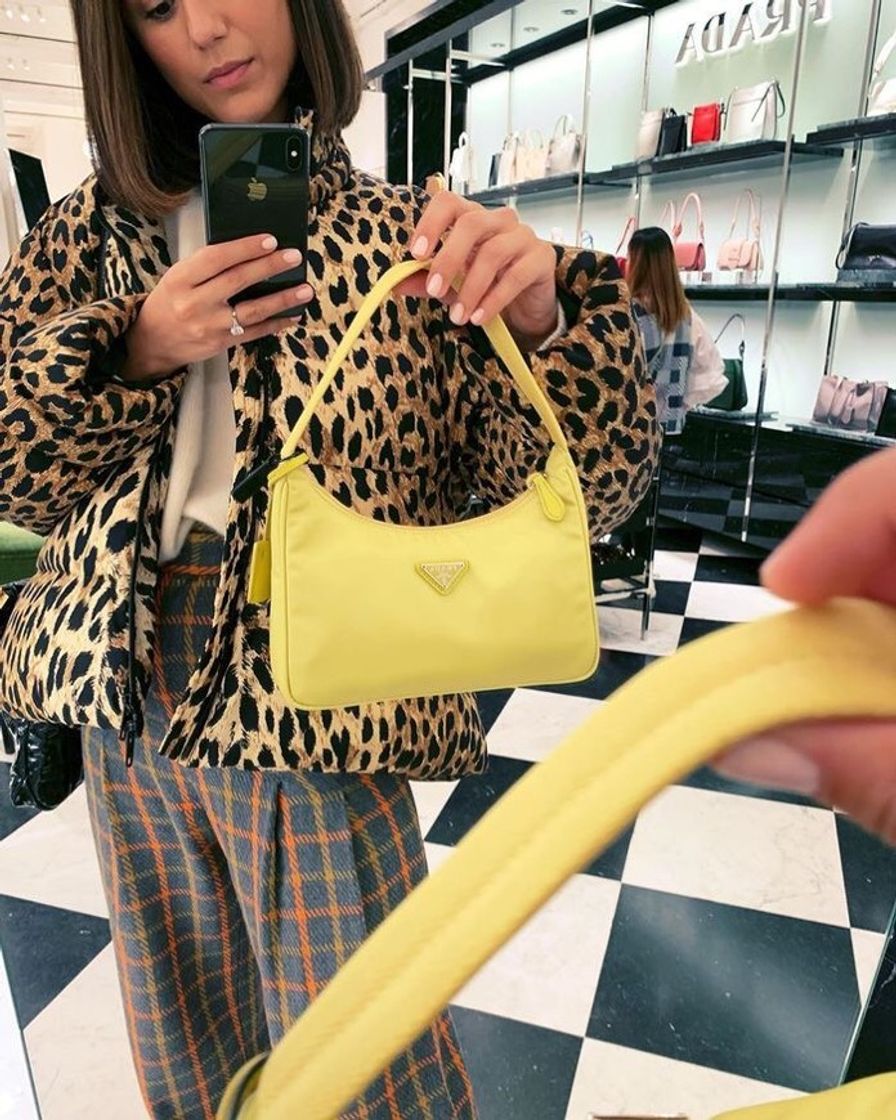 Moda Bolsa Prada amarela💛✨