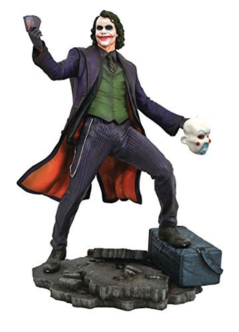 Producto Diamond- Estatua Select del Personaje Joker de la película Dark Knihgt DC