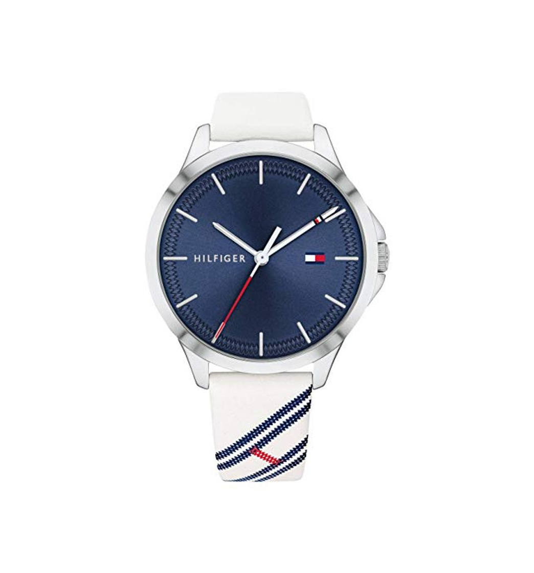 Social Tommy Hilfiger Reloj Analógico para Mujer de Cuarzo con Correa en Cuero 1782089