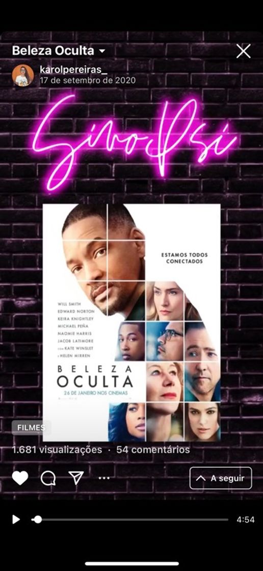 Moda Filme: Beleza Oculta