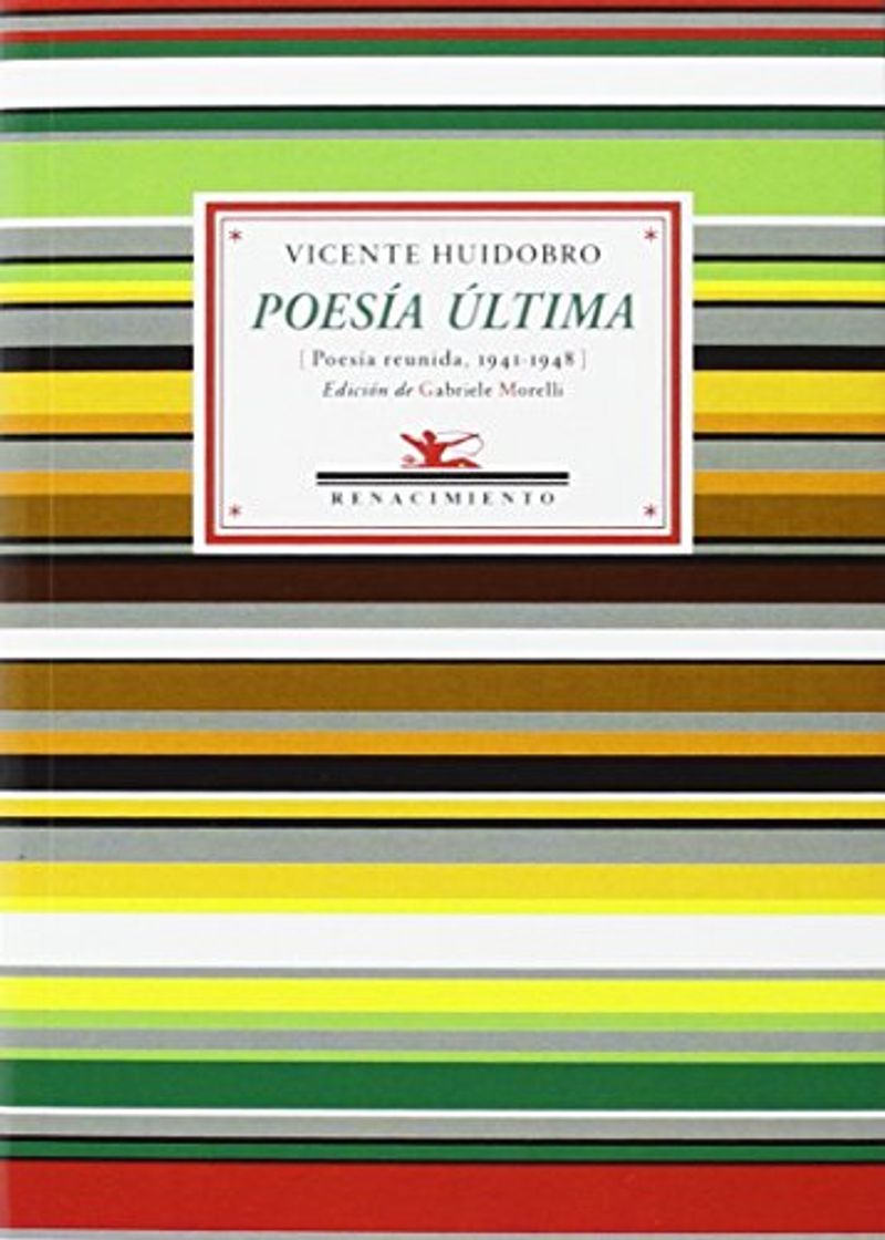 Book Poesía última: Poesía reunida, 1941-1948