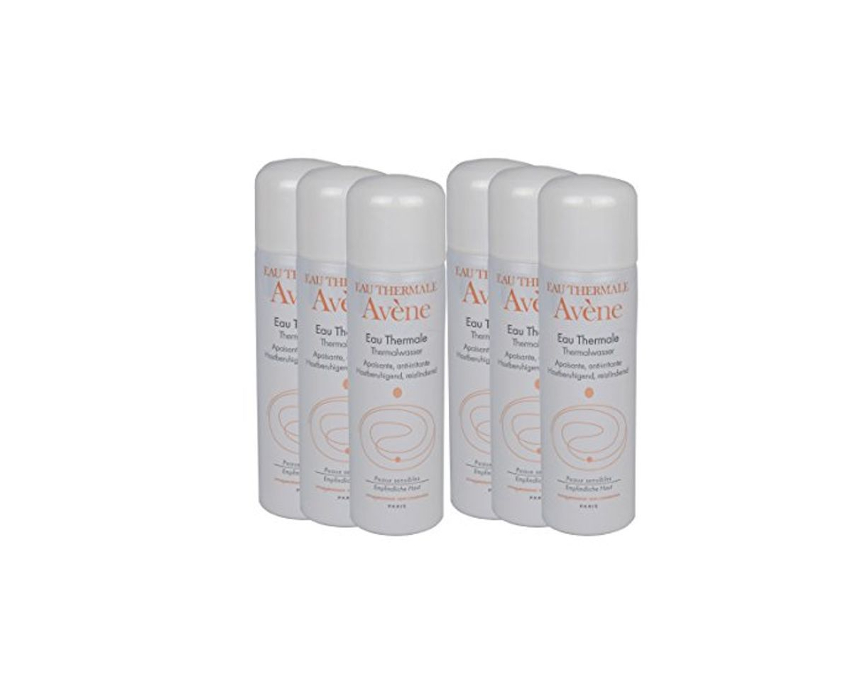 Product avène Eau THERMALE Thermal Agua – 6 x 50 ml Sprühdose