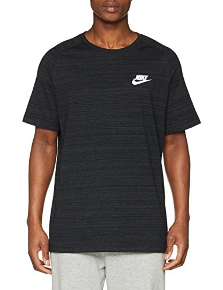 Fashion NIKE Sportswear Advance 15 Camiseta Cuello Redondo Manga Corta Algodón, Poliéster -