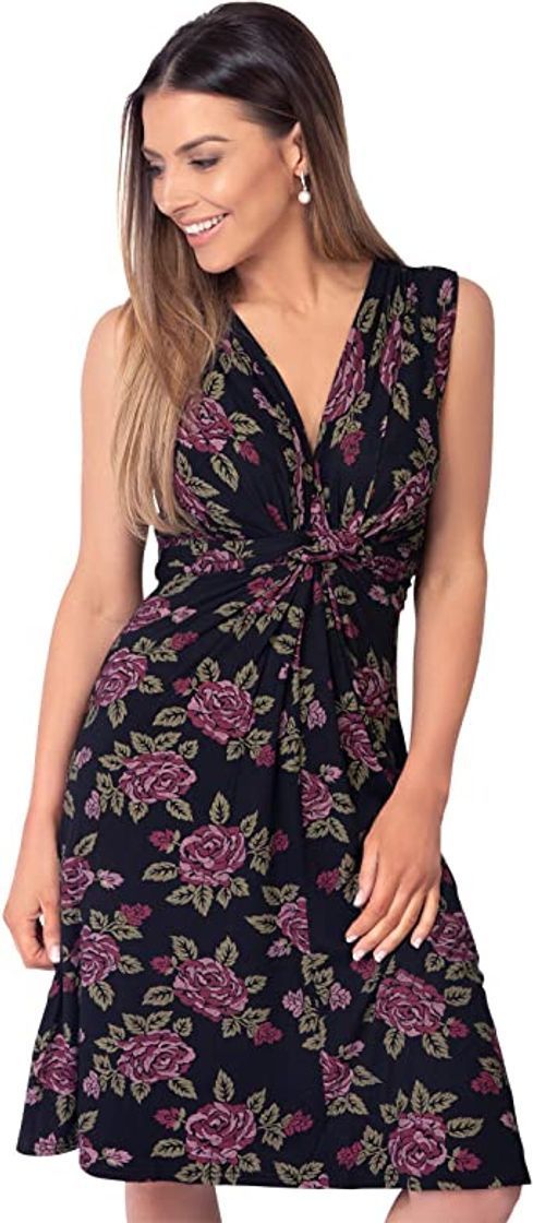 Social KRISP Vestido Corto Fruncido