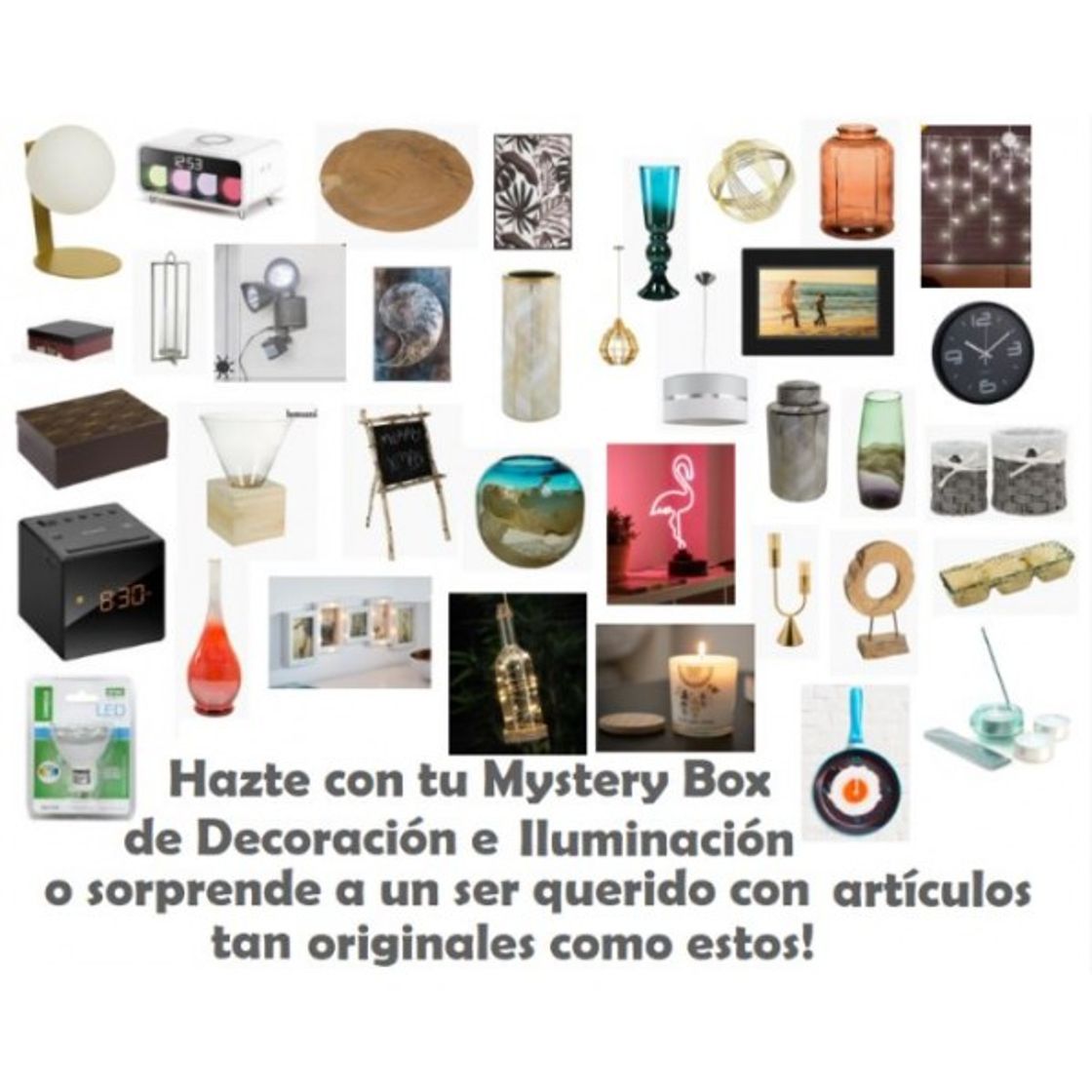 Moda Mystery Box - Cajas Sorpresa: Decoración e Iluminación