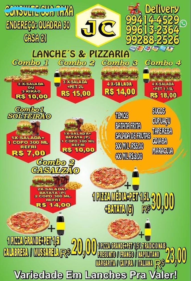 Restaurantes JC LANCHES DELIVERY