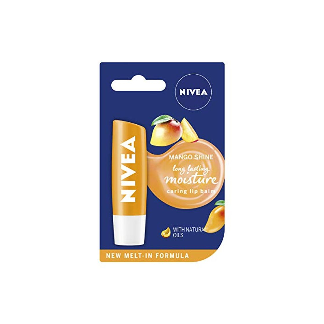 Nivea Mango - Bálsamo labial para cuidado del brillo
