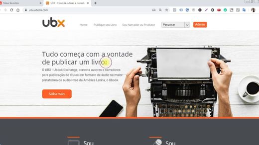 UBX - Conecta autores e narradores para publicação de títulos em ...
