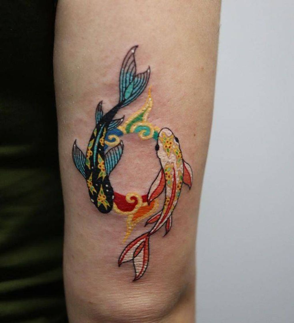 Moda Tatuagem Colorida