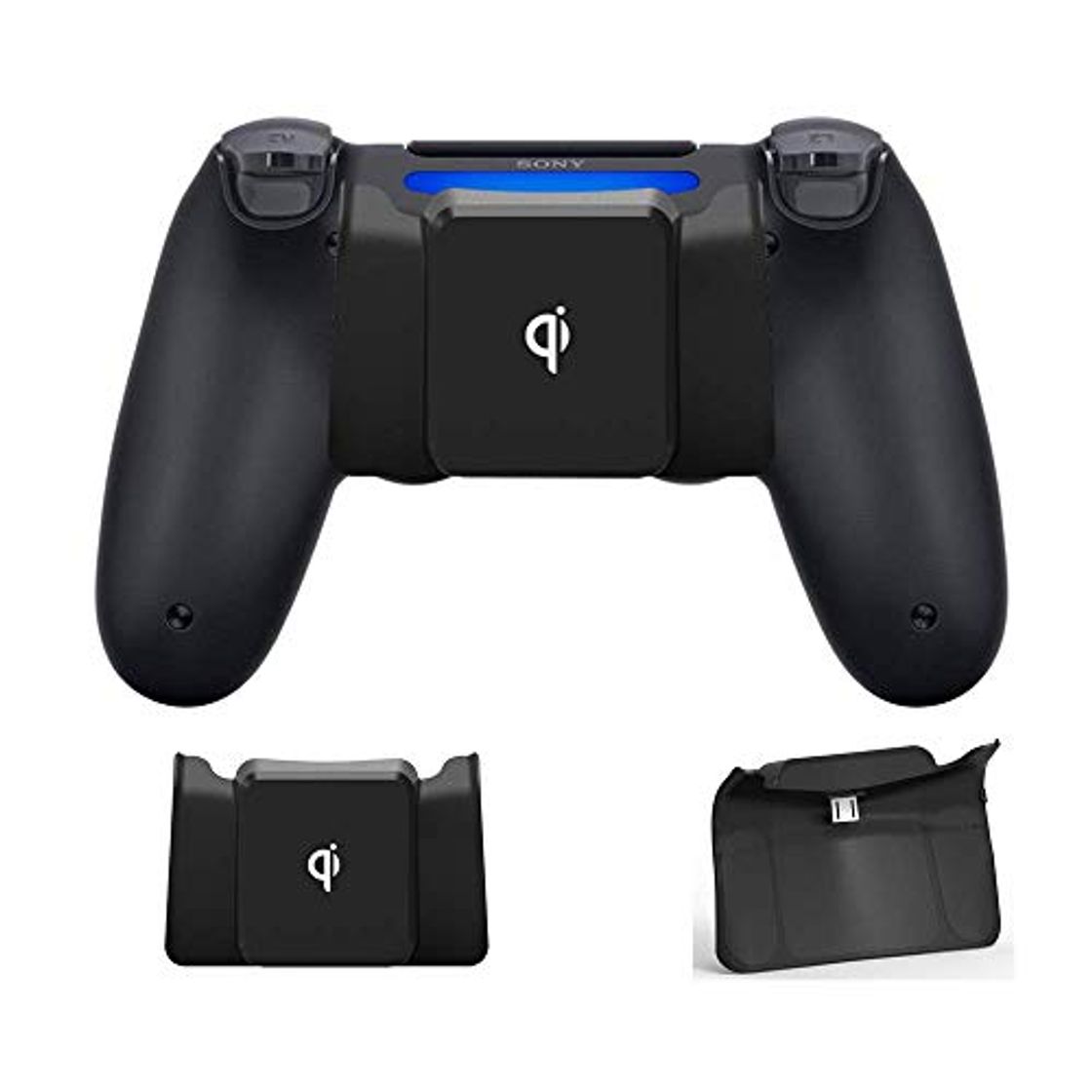 Productos CHIN FAI Qi Receptor de Carga inalámbrico para Controlador PS4