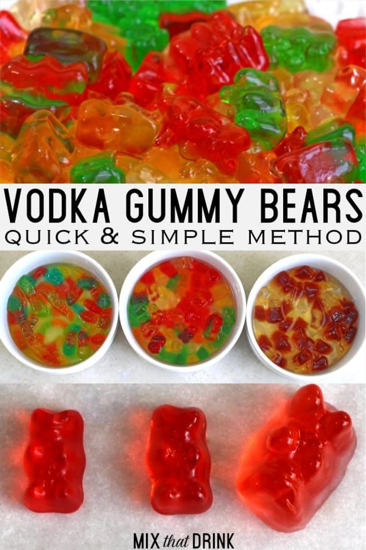 Fashion vodka gummy bears 