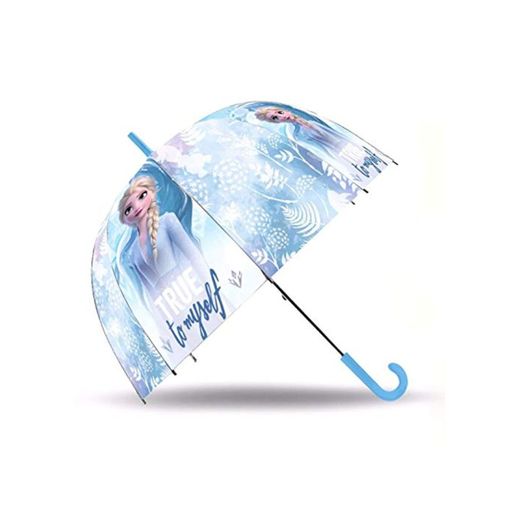 Paraguas Frozen 2 Disney Paraguas Cúpula Paraguas Automático Infantil Niña 45cm