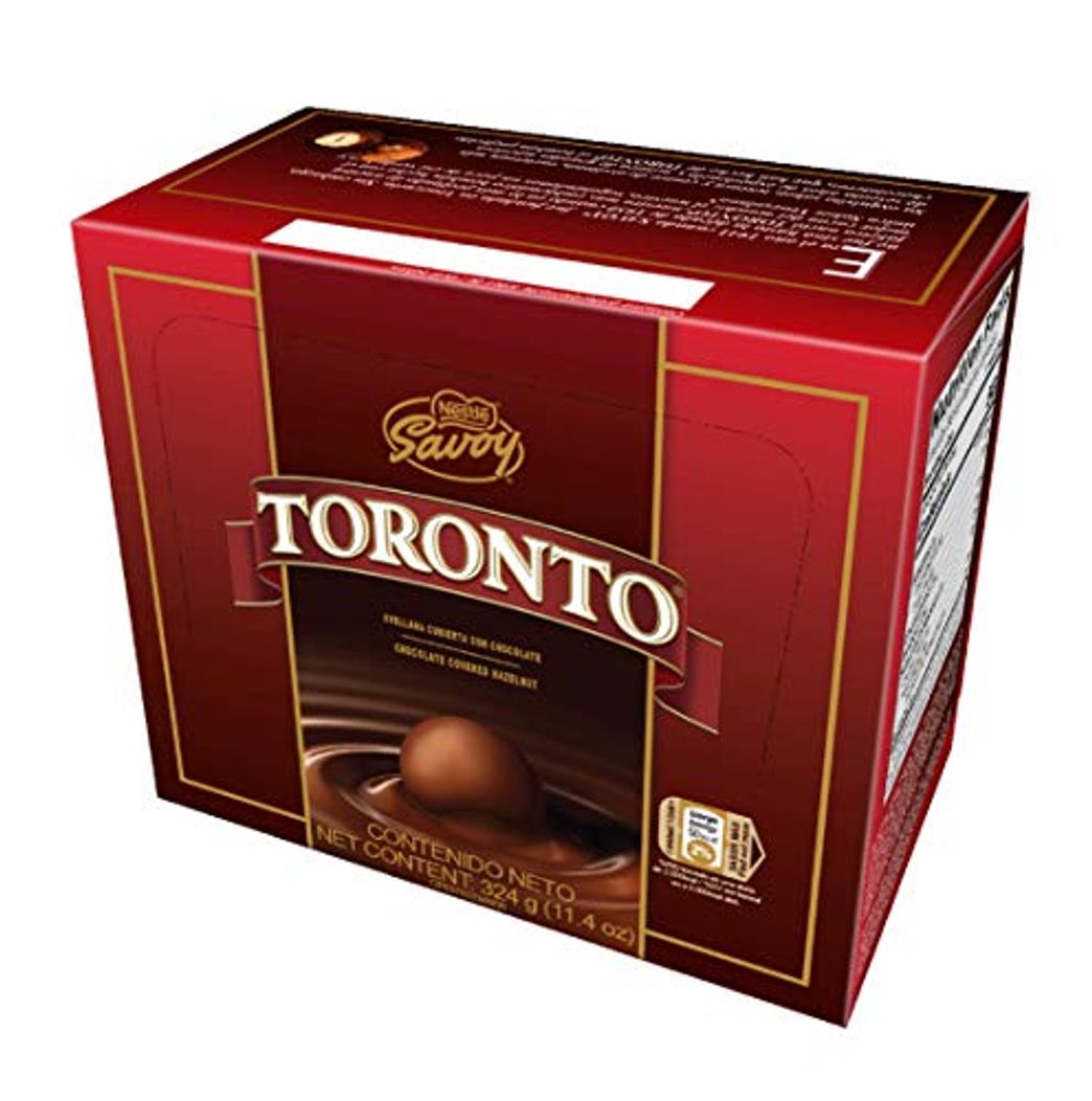 Social Toronto Avellana Cubierta con Chocolate SAVOY / Chocolate Covered Hazelnut. Caja de