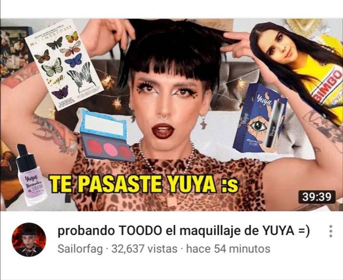 Moda Opinión sobre el maquillaje de Yuya. Sailor Fag. 