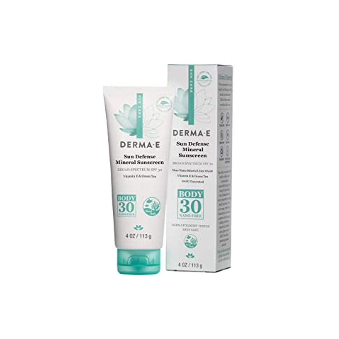 Productos derma e antioxidante natural protector solar SPF 30 loción facial sin aceite