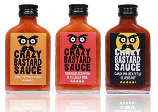 Crazy Bastard Sauce - Set of 3 - Ghost Pepper