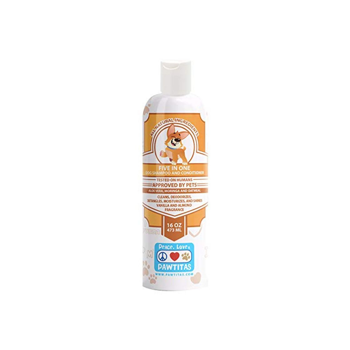 Producto Pawtitas 2 en 1 Champu y Acondicionador para Perros con Aloe Vera