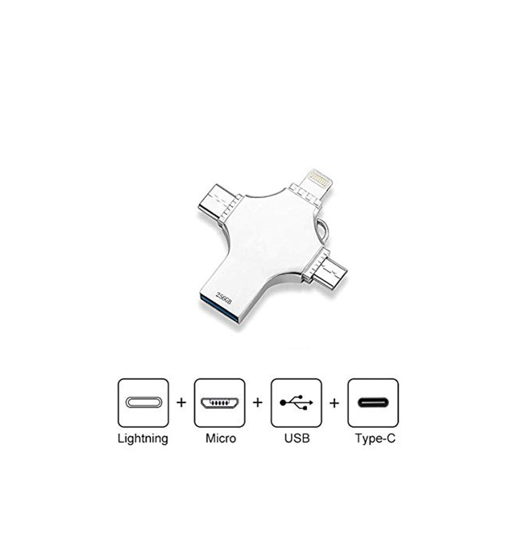 Product maxineer Memoria USB 256GB Pendrive para iPhone Android iPad iPod MacBook Computadoras