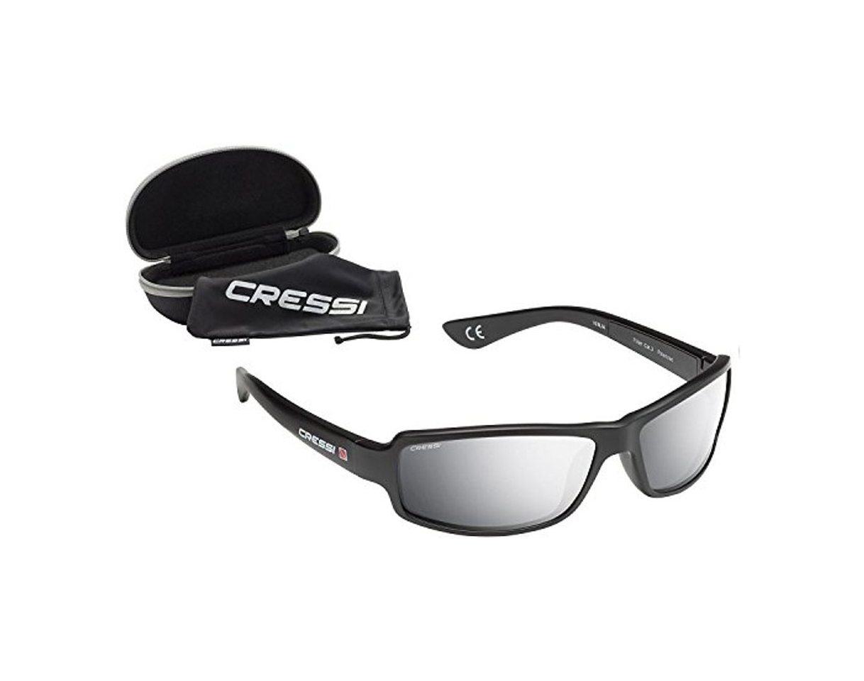 Moda Cressi XDB100012 Gafas de Sol, Unisex Adulto, Negro