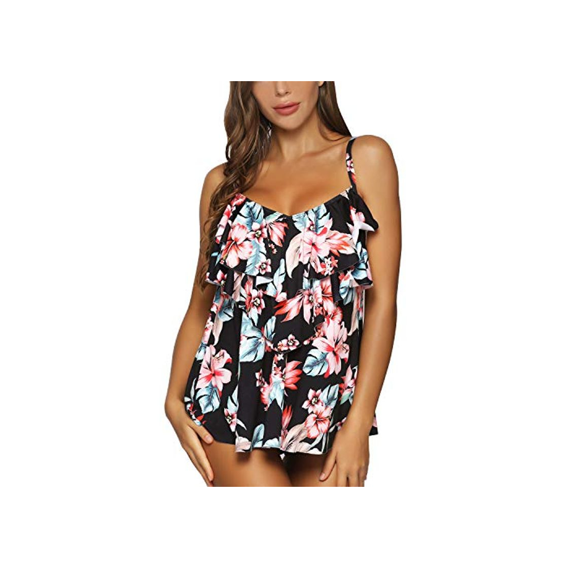 Social WIN.MAX Traje de Baño en Dos Piezas Sexy Mujer Tankini Vest