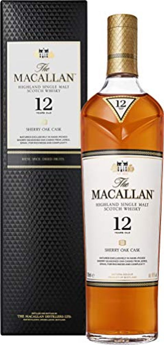 Producto Macallan Sherry Oak 12 Años Single Malt Whisky Escoces