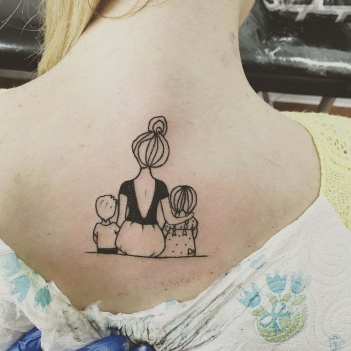 Moda Tatuagens mãe e filhos