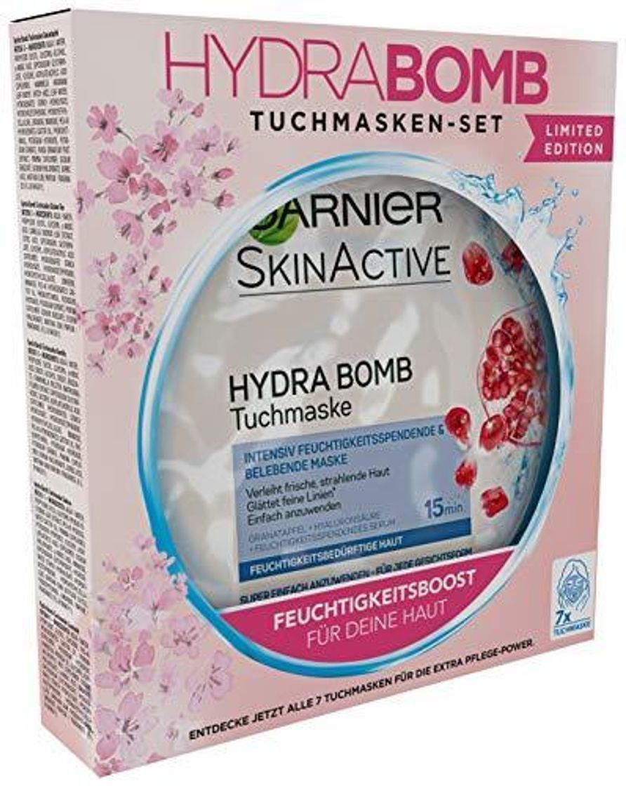 Beauty Garnier Hydra Bomb Toalla Máscaras Set