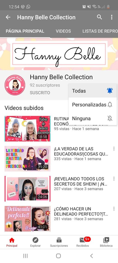 Moda Un canal de YouTube de una chica que comparte sus experi...