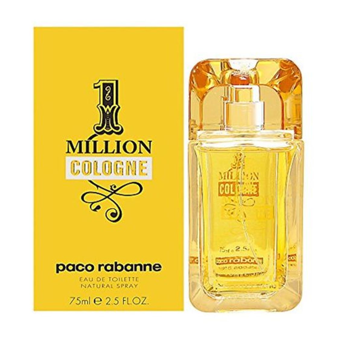 Lugar Paco Rabanne 1 Million Cologne agua de colonia Vaporizador 75 ml