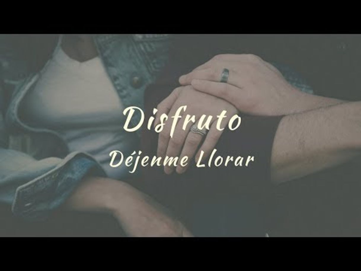 Canción Disfruto