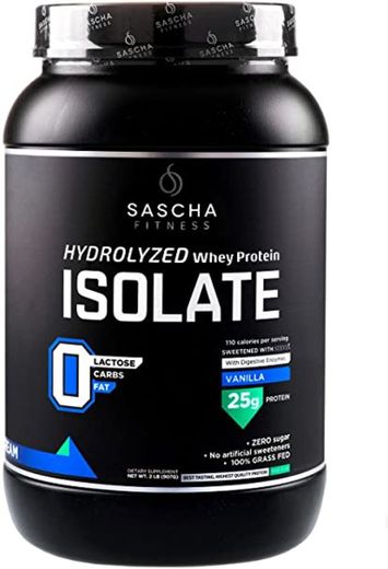 HYDROLYZED WHEY PROTEIN ISOLATE VANILLA – SaschaFitness