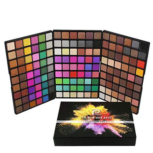 JasCherry Paleta de Sombras de Ojos 162 Colores de Maquillaje Set Kit de alta Calidad Cosmético