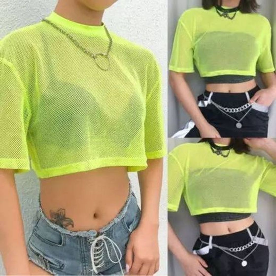 Social Malla crop tops