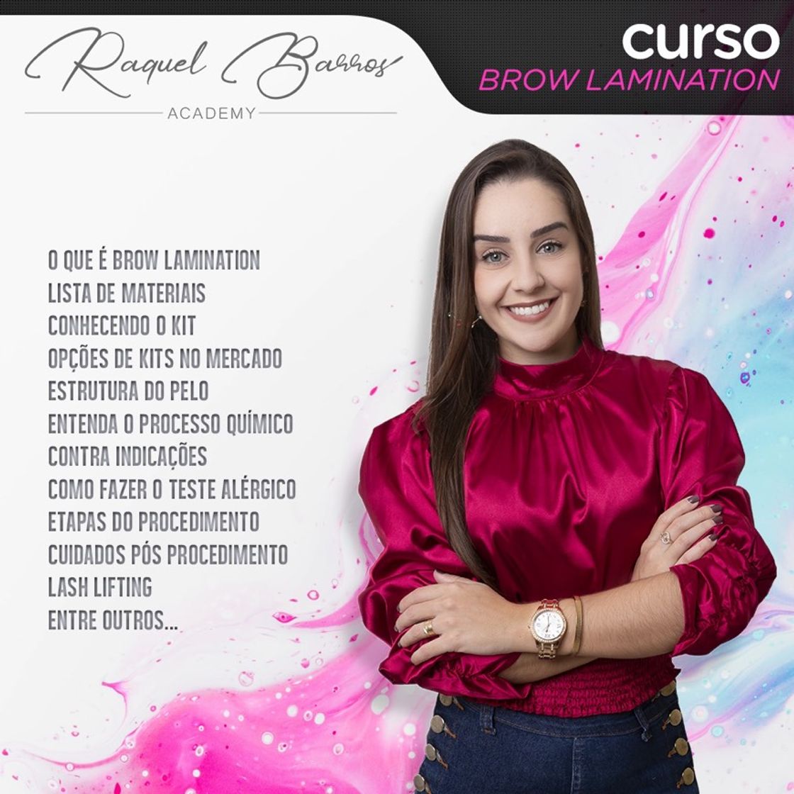 Fashion Curso de Brow Lamination e Lash Lifting  Online 