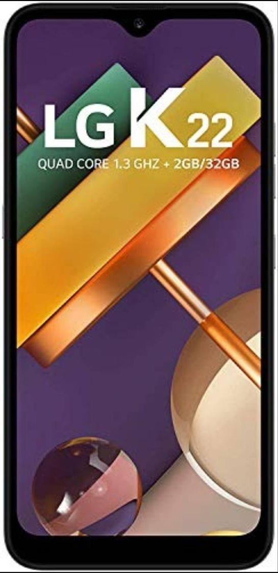 Moda Smartphone LG K22 , 2GB/32GB, Tela de 6, Câmera Dupla 13Mp+2